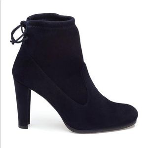Stuart Weitzman glove bootie navy blue size 8